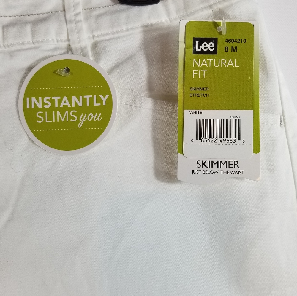 NWT Lee natural skimmer white pants - Picture 7 of 7